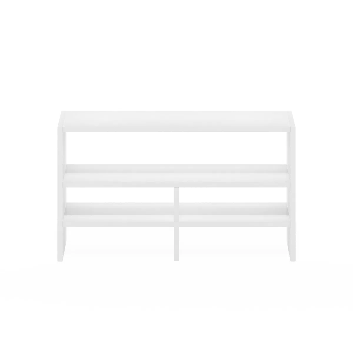Furinno Hermite Schreibtisch-Organizer-Regal, Bücherregal, Weiß