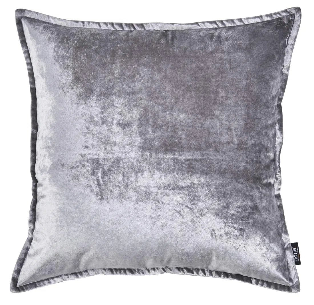 done. Cushion Glam Kissenhülle 45 cm x 45 cm Silver