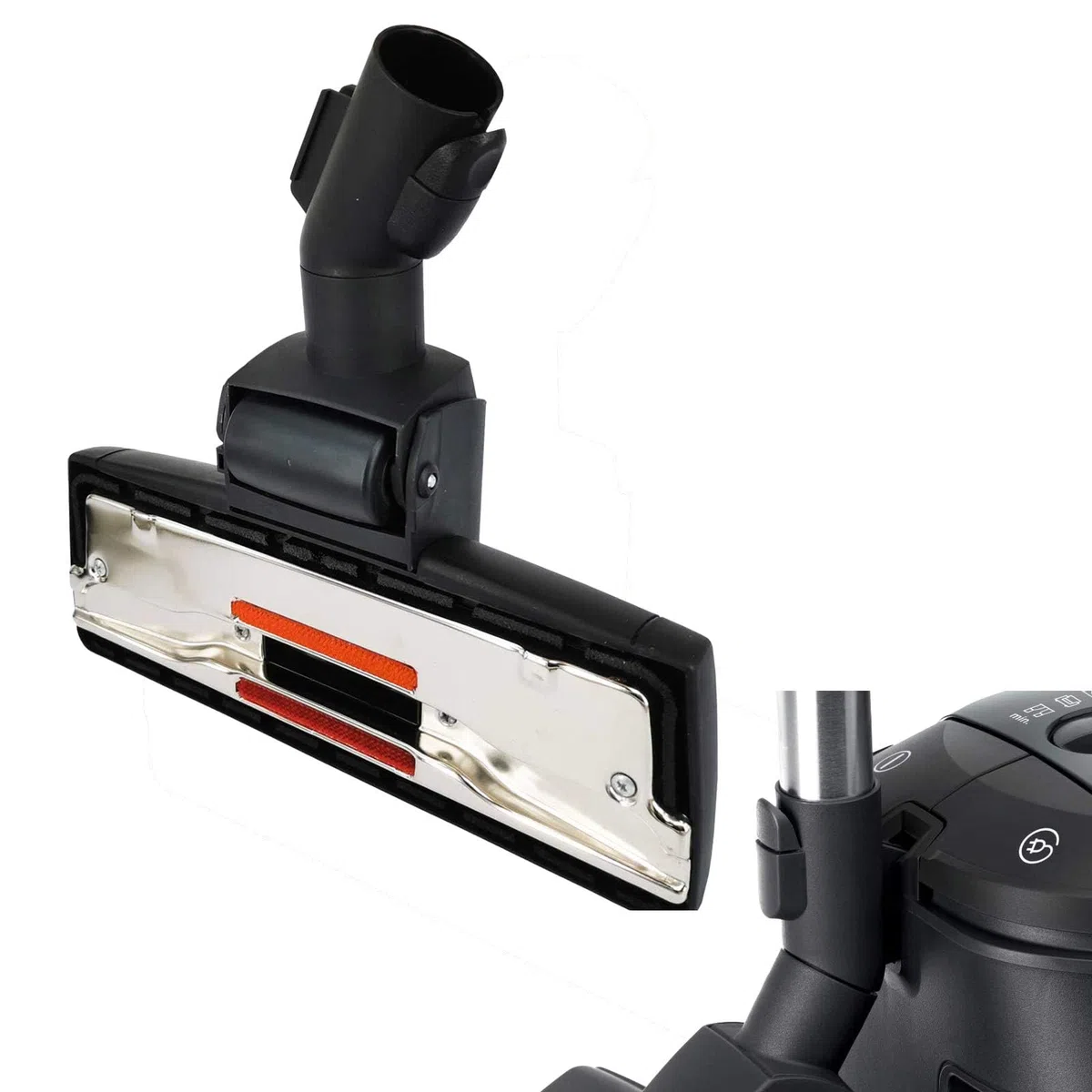 Bodendüse für Miele, 35 mm Staubsaugerdüse S 8340 S8340 EcoLine PowerLine SBD 285-3 S5 S 5 S5210 S771 S 771 S 8310 S8310 S 8390 S8390 Parkett Tango Umschaltbar mit Einrast - Parkvorrichtung
