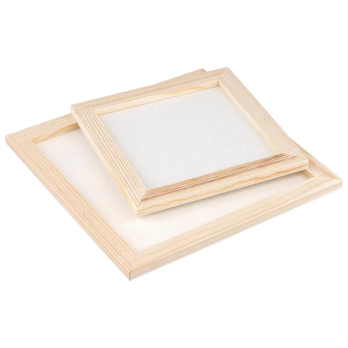 15 Stück Holz Leinwand Quadratisch Set, 15x15cm 20x20cm 30x30cm Malplatte Leinwand Holzplatte zum Bemalen, Malgrund Holz Leinwandbrett für Malerei, Bastelprojekte, Kunsthandwerk