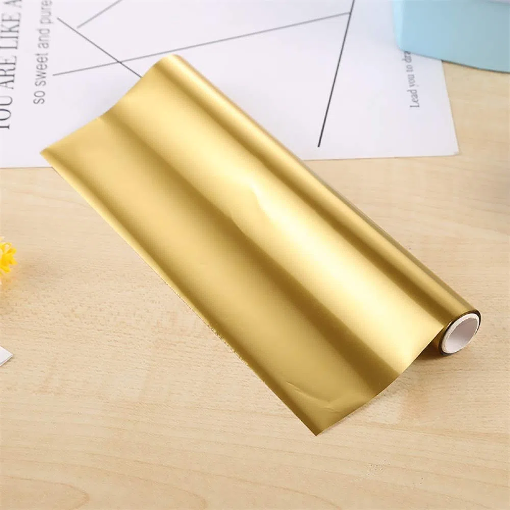 12 Stück Glimmer-Heißfolie, metallische Vielfalt, mehrfarbig, 19 cm x 5 m, Faser-Rollen, Heißstempelfolie, Goldfolie, Folie von Laserdrucker und Laminiergerät