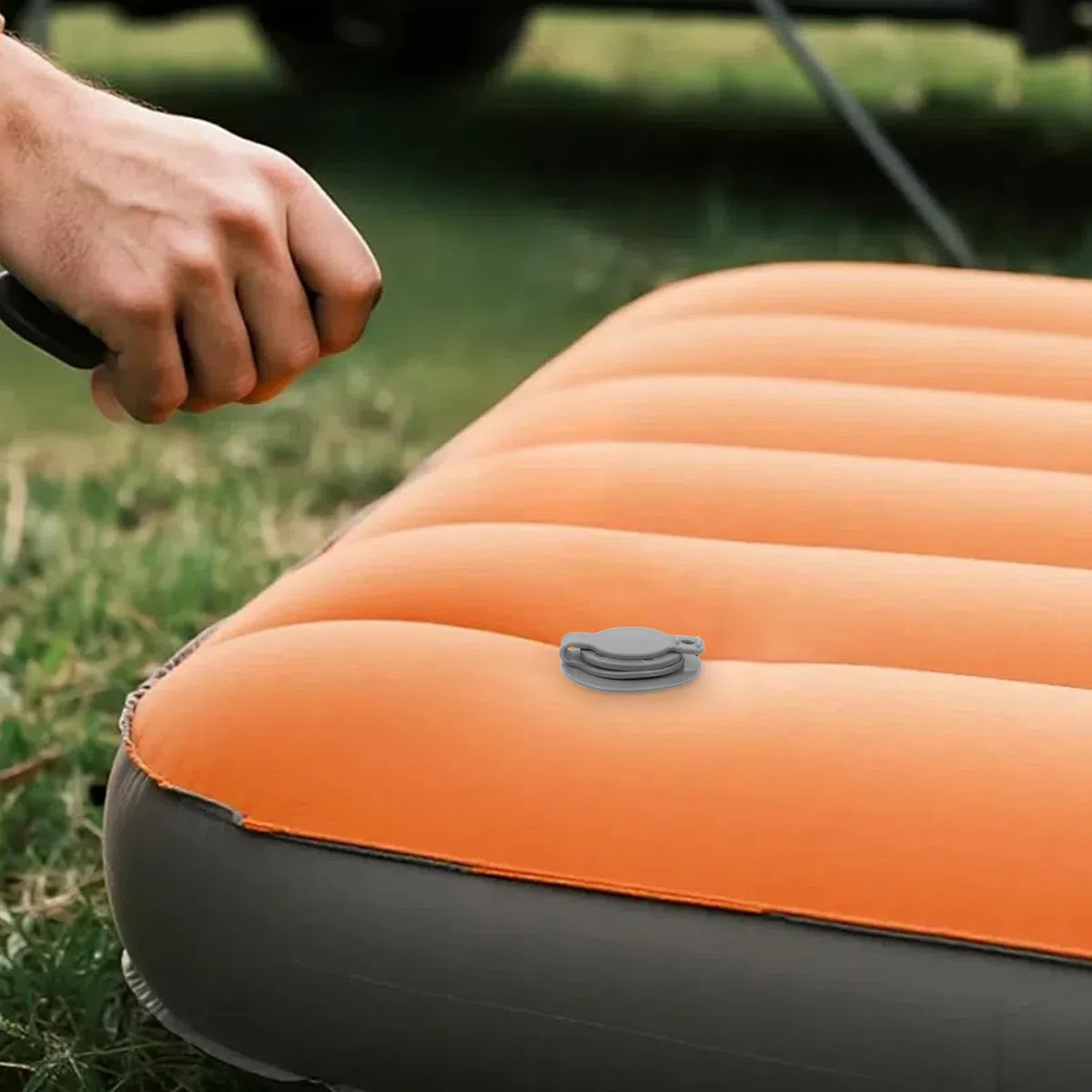 STOBAZA 10 Stück Aufblasbares Ventil für Luftkissen mit TPU-Material Auslaufsichere Luftventil-Technologie Leicht für Camping und Reisen