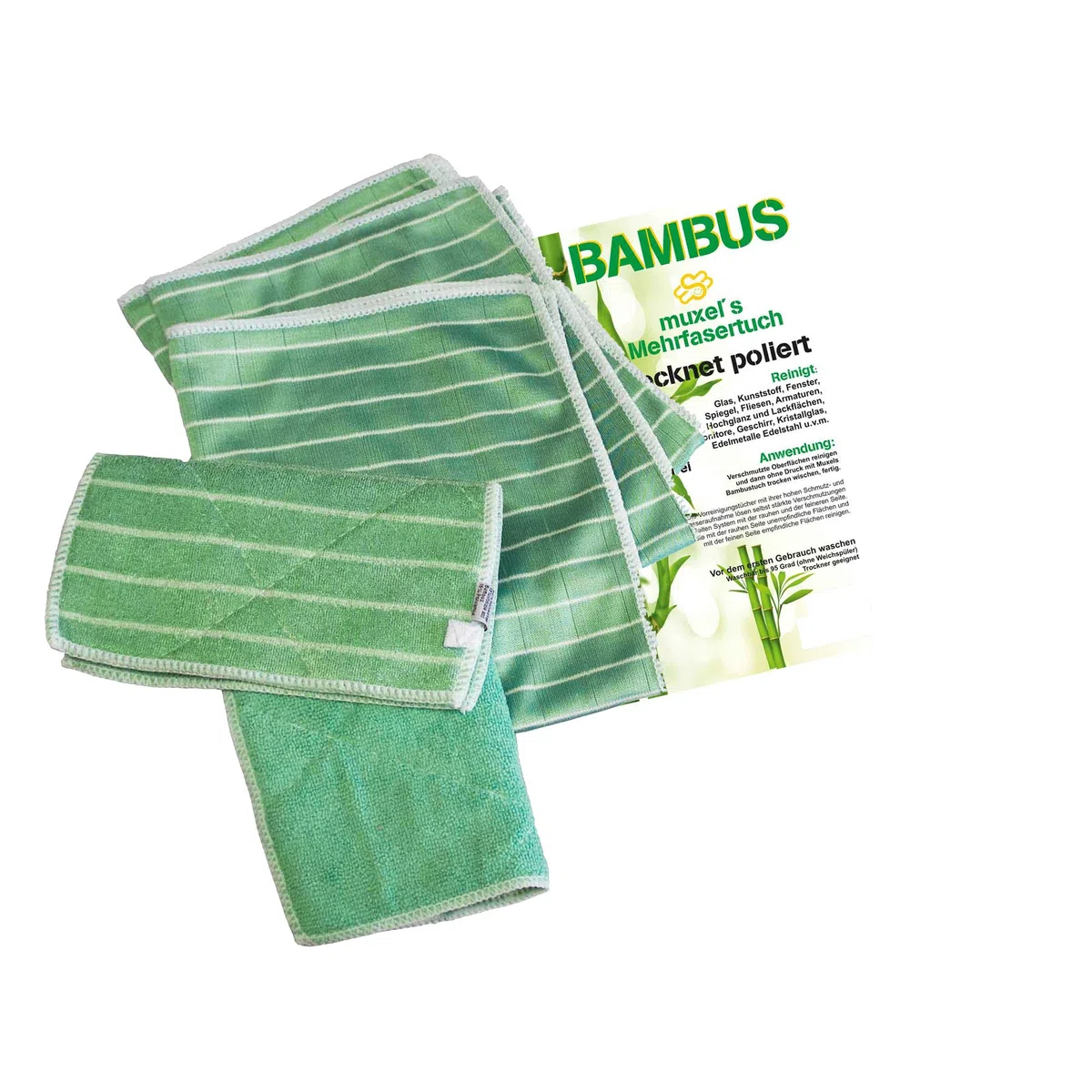 Muxel´s Reinigung Bambus Tuch Set Putzlappen
