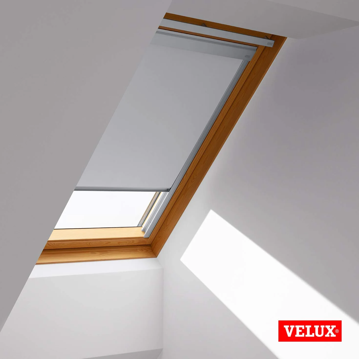 VELUX Original Dachfenster Verdunkelungsrollo Classic, Grau, für M06