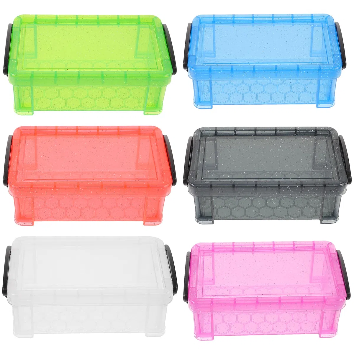 Operitacx Kleine Aufbewahrungsbox Mit Deckel Stapelbar Kunststoff Transparente Organizer Für Schmuck Nadeln Perlen Basteln 5.31X3.03X2.09In