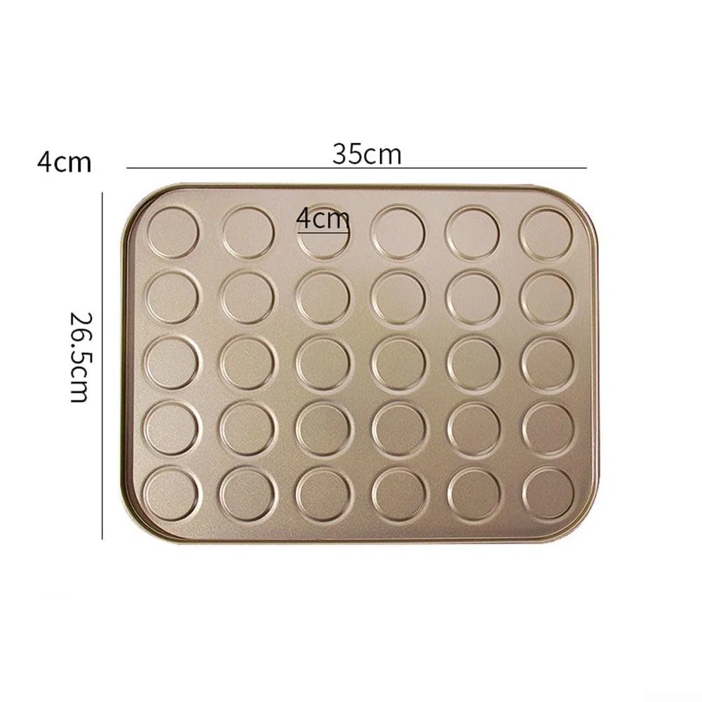 Macaron Backmatte, 30 Löcher, DIY Schokolade Gebäck Keks Macaron Backblech Ofen Backformen Blech Matte Bakeware Backwerkzeuge