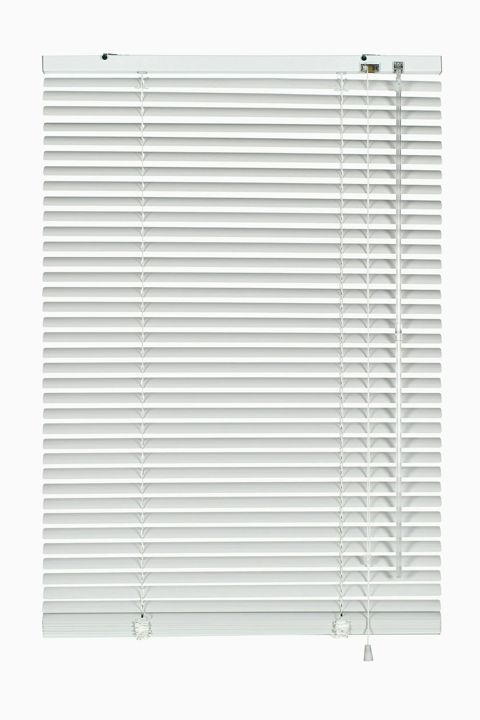 Deco Company Alu-Jalousie ohne Bohren, Zum Klemmen, Inkl. Klemmträgern, Sichtschutz, Lichtschutz, Blendschutz, Aluminium-Jalousie, Weiß, 90 x 130 cm