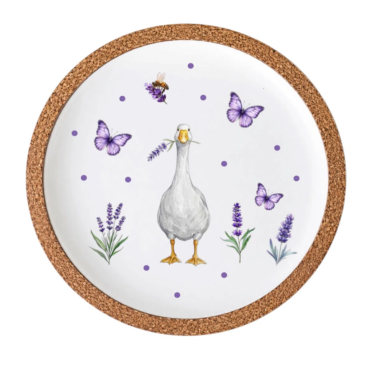 Rub On LAVENDEL (343), DIN A4, Blumen, bunt/farbig, Rub Ons Lavendel, Rub Ons Untersetzer, Sommer, Rub Ons Gans