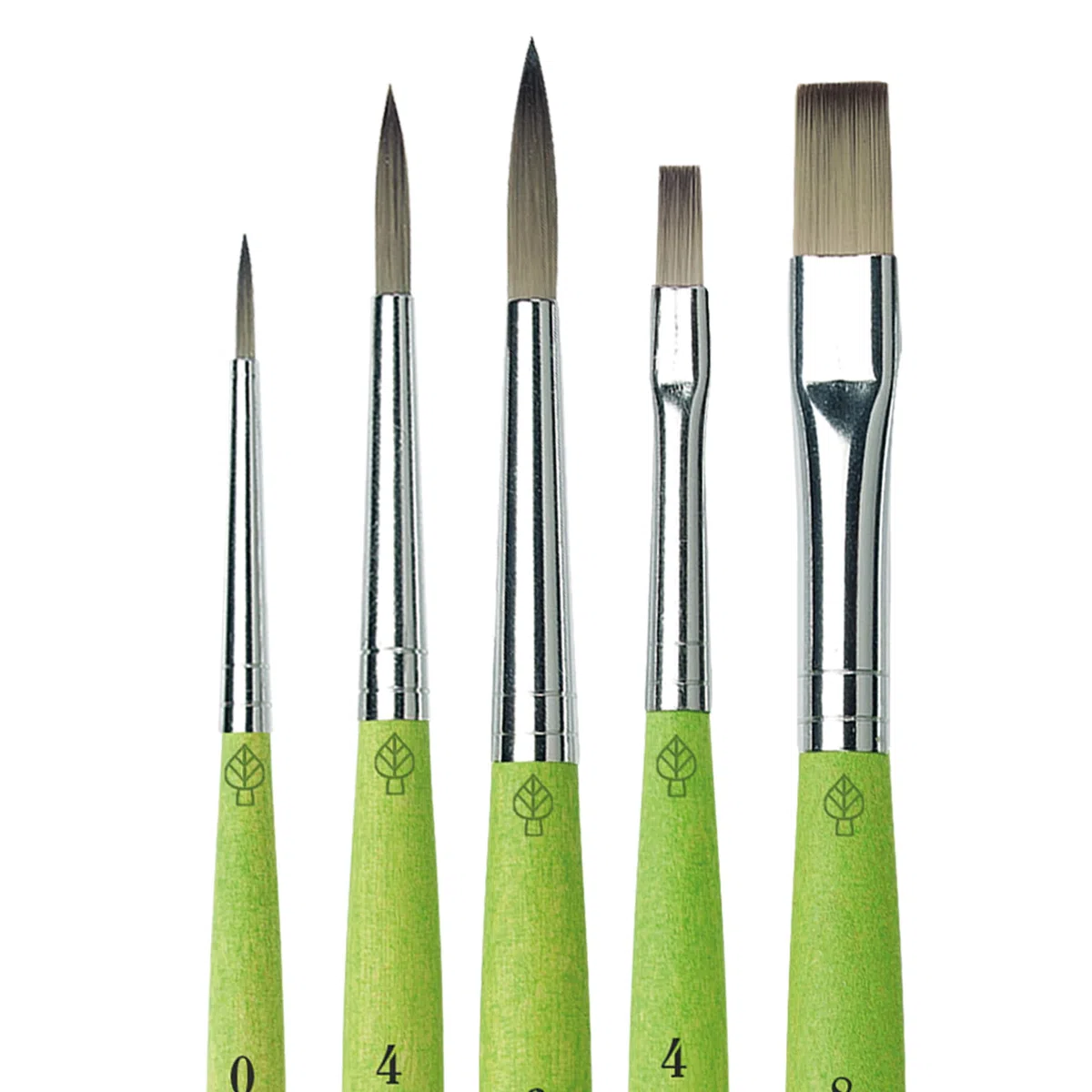 da Vinci, FIT BORSTE Synthetic Set mit Baumwolltasche, Serie 4069, kurz, Acryl, Öl, Für Keramik, Papier, Hobby & Schule, Made in Germany, Größe 0, 4, 6, 4, 8
