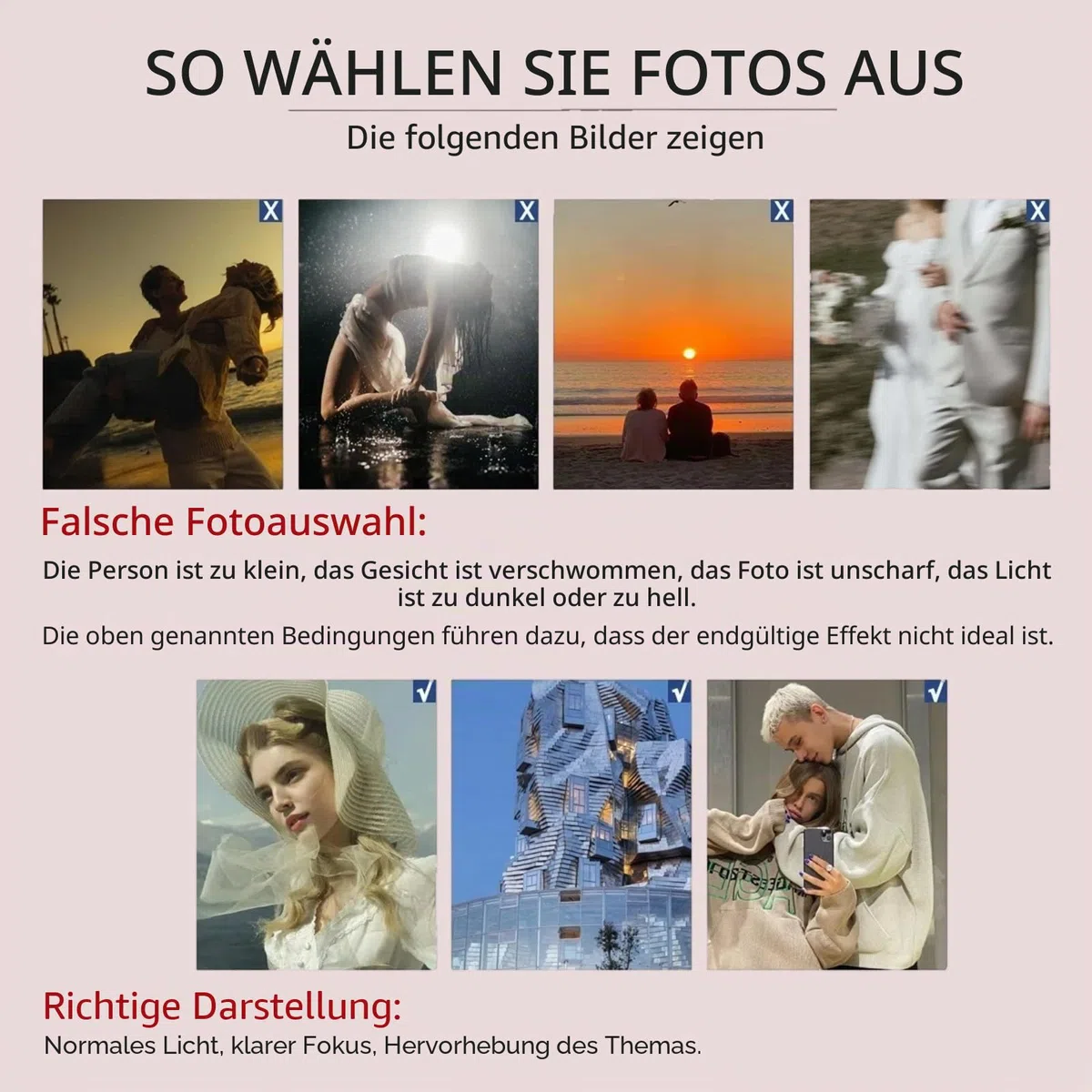 HKLIOPU Kreuzstich Set Personalisiert mit Eigenem Foto, DIY Stickset für Erwachsene Anfänger, Vorgedruckt 11CT Stickpackung mit Nadel und Baumwollfaden, Wanddeko Geschenk