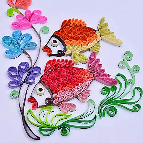 Papier Quilling Kits Quilling-Werkzeuge und 1860 Papierstreifen, Quilling-Kit