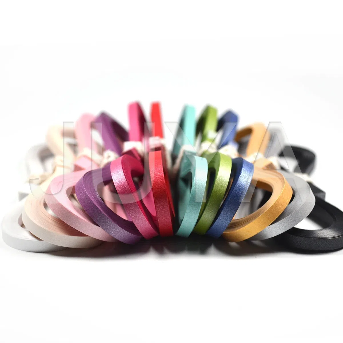 JUYA Metallisch Papier Quilling Set 2/3/5/7/10 mm Breite verfügbar (12 Farben, Breite 3mm)