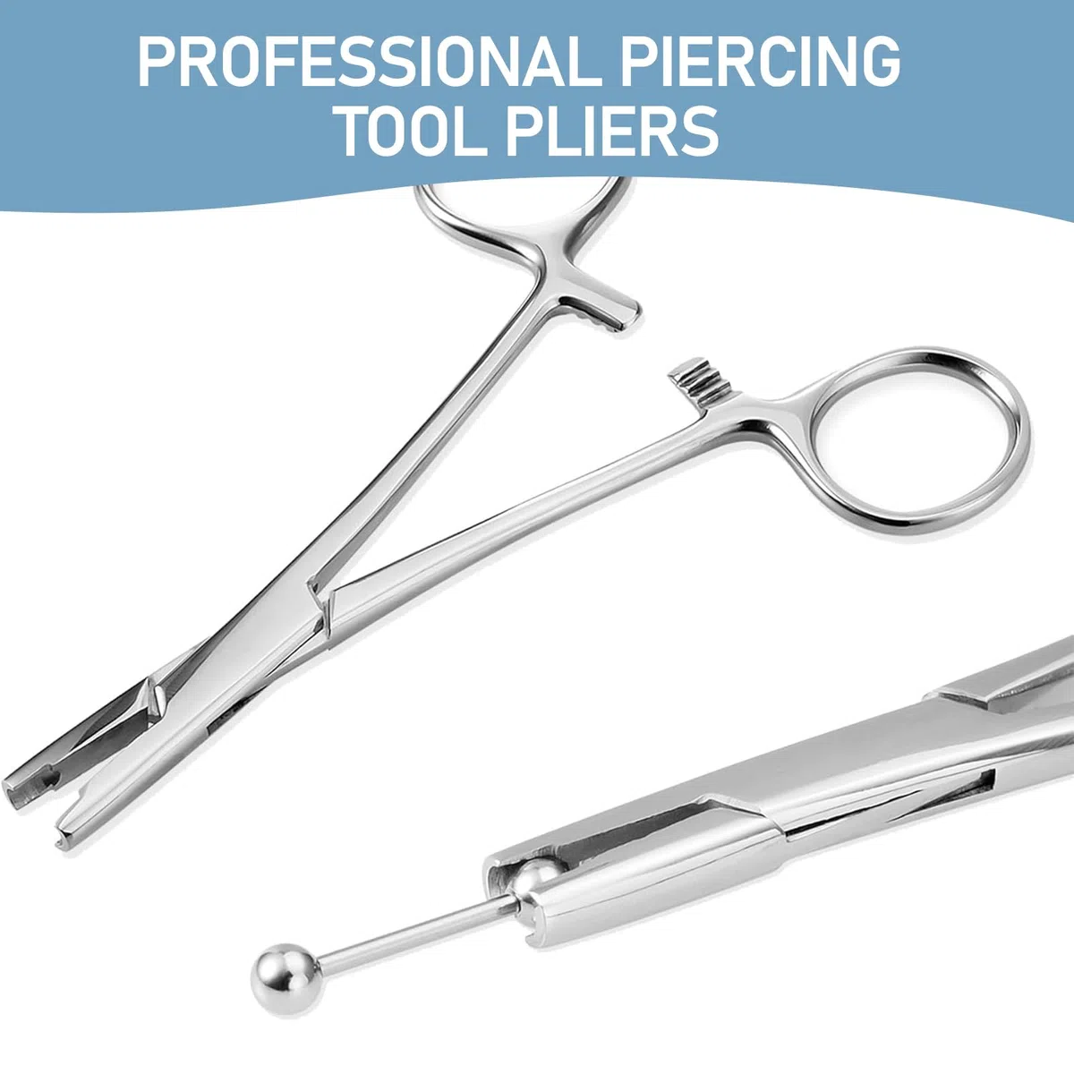 1 Stück Piercing Zange Für Kugeln Piercing Kugel Aufdreher Piercingzange Für Kugel Zum Drehen Piecing Öffner Piecing Werkzeug Klemme 3 mm Für Kugeln Und Körperteile Mit 1 Greifer Perforierwerkzeuge
