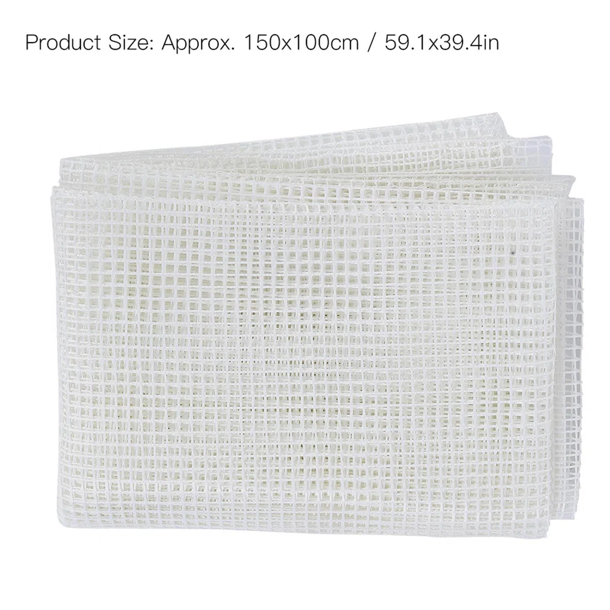 Bulk Teppich Hooking Mesh Latch Hook 150x100cm mit Holzgriff | Glasfaser Häkeln Mesh für DIY Teppichherstellung Teppich Stickerei Werkzeug für Wandteppich und Bodenbelag