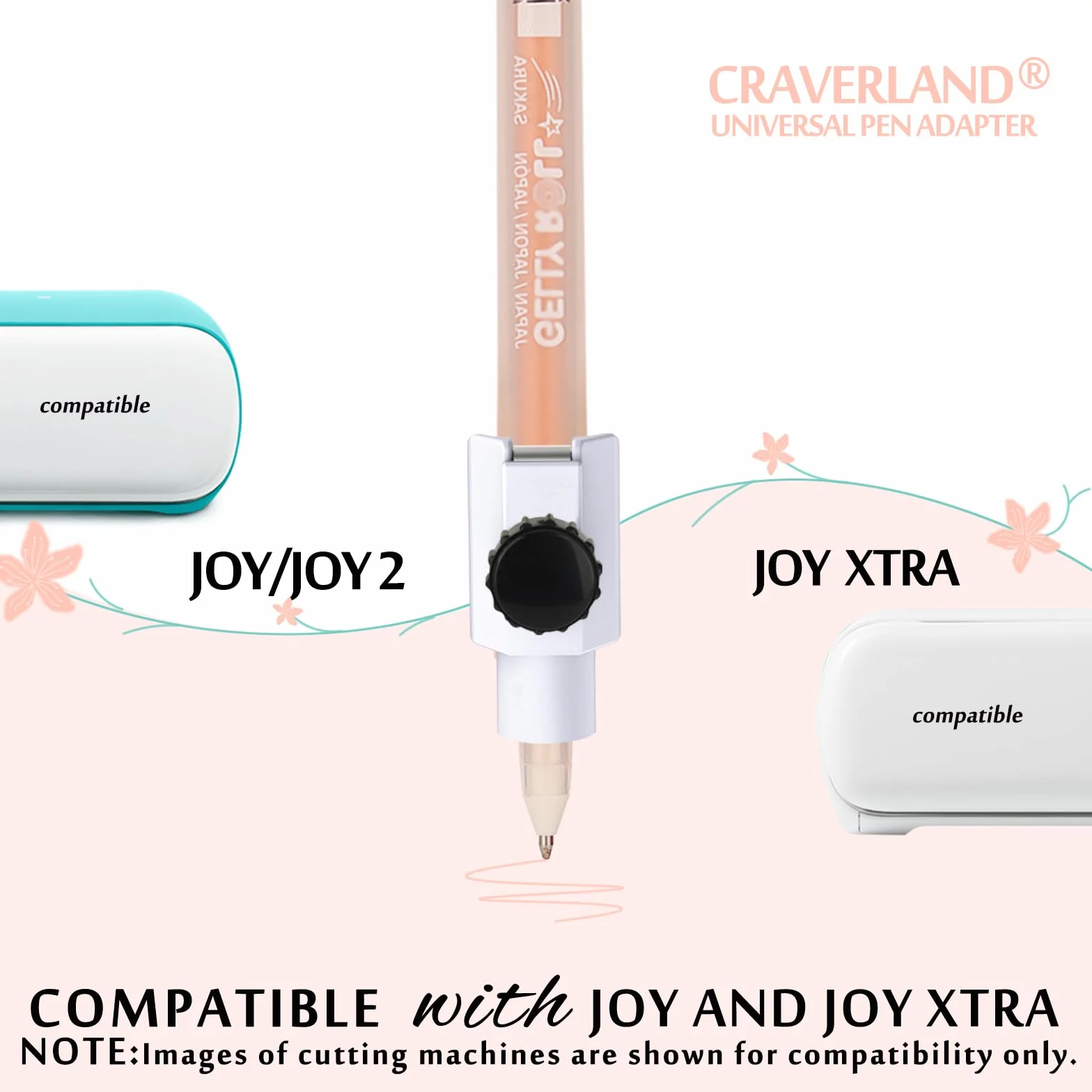 Universal-Stiftadapter-Set, kompatibel mit Cricut Joy und Joy Xtra, geeignet für alle Stifte mit harten Spitzen unter 0,47"
