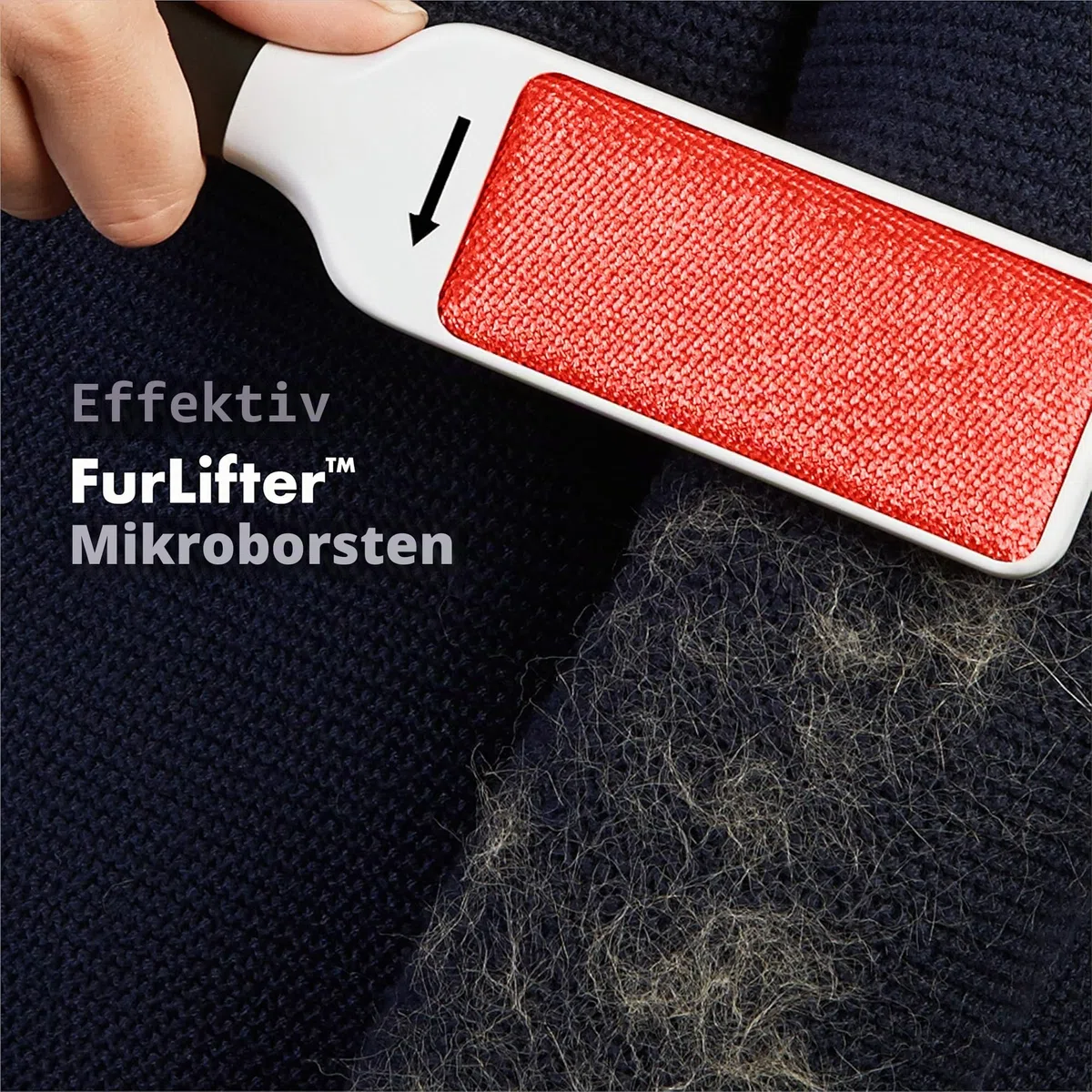 OXO Good Grips FurLifter Selbstreinigende Flusenbürste/Möbelbürste