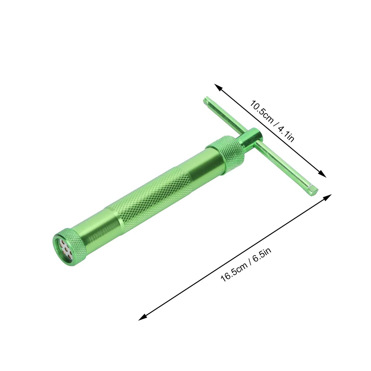 Alvinlite Clay Extruder Fondant Sugar Extruder - Rotierende Quetschextruderpistole aus rostfreiem Stahl mit 20 Formen