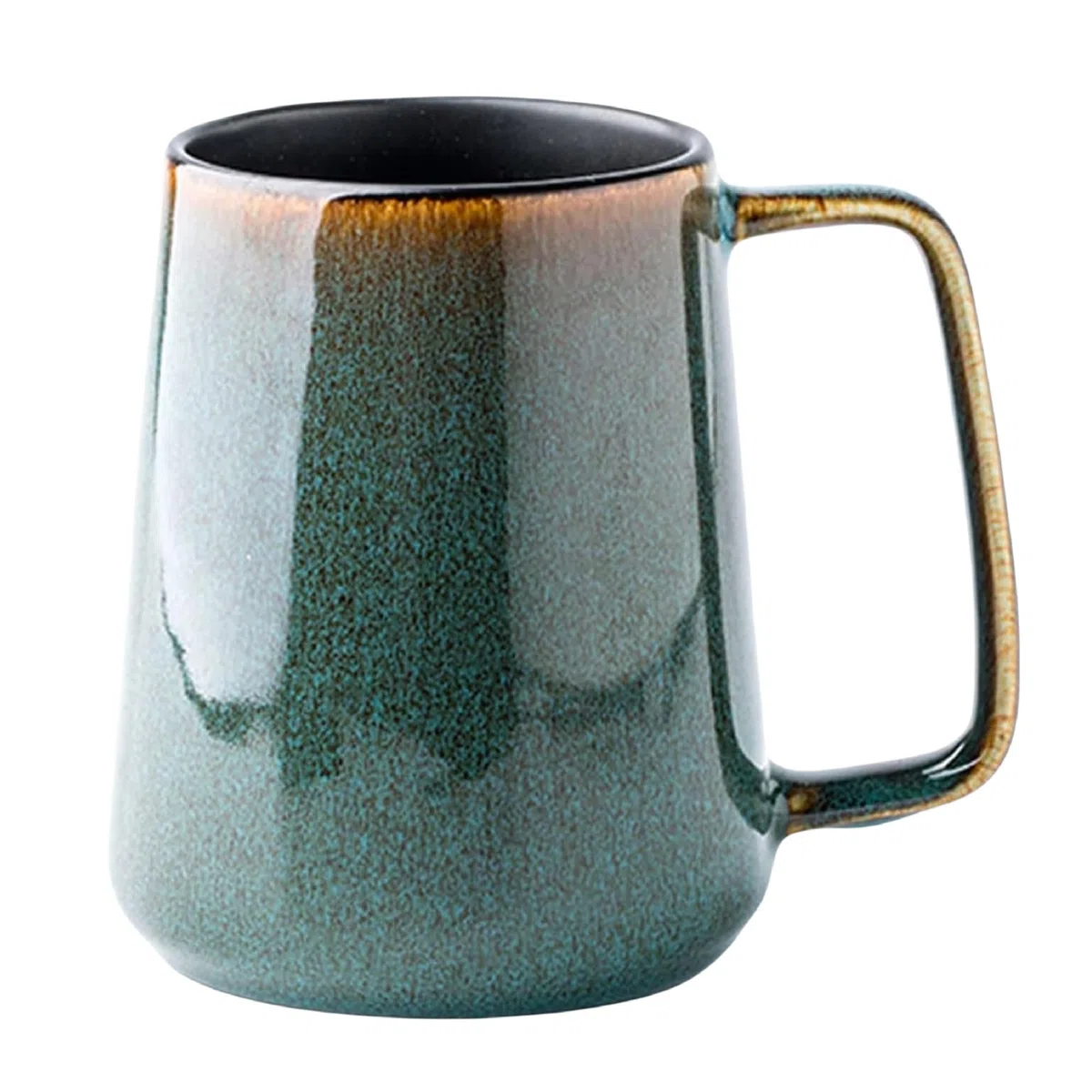Große Keramik Kaffeetassen, 24 Unzen / 700ml Extra Große Tassen, Für Cappuccino, Latte, Heiße Kakao Oder Heißes Tee- Geschenk (24 oz Dark Green)
