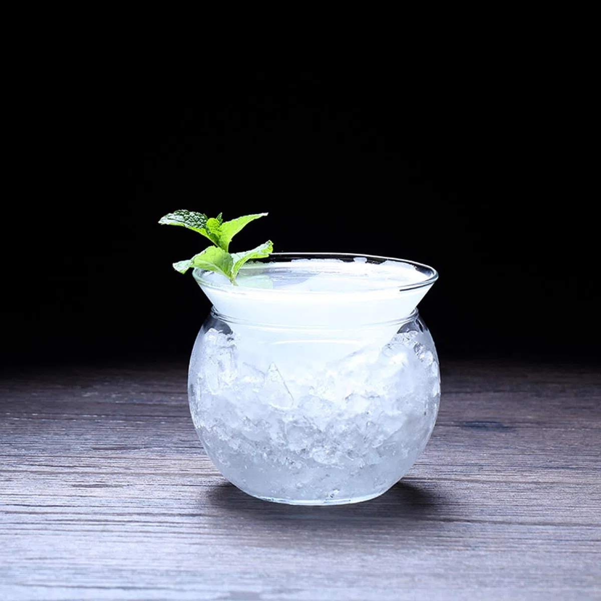 Martini-Gläser-Set, 2 Stück, Martini-Glas, Universal-Martini, Likör-Cocktail-Kühler, Kaviar-Kühler aus Glas, Kristallklares Cocktailglas für Bar, Party, Hochzeit(260 ml)