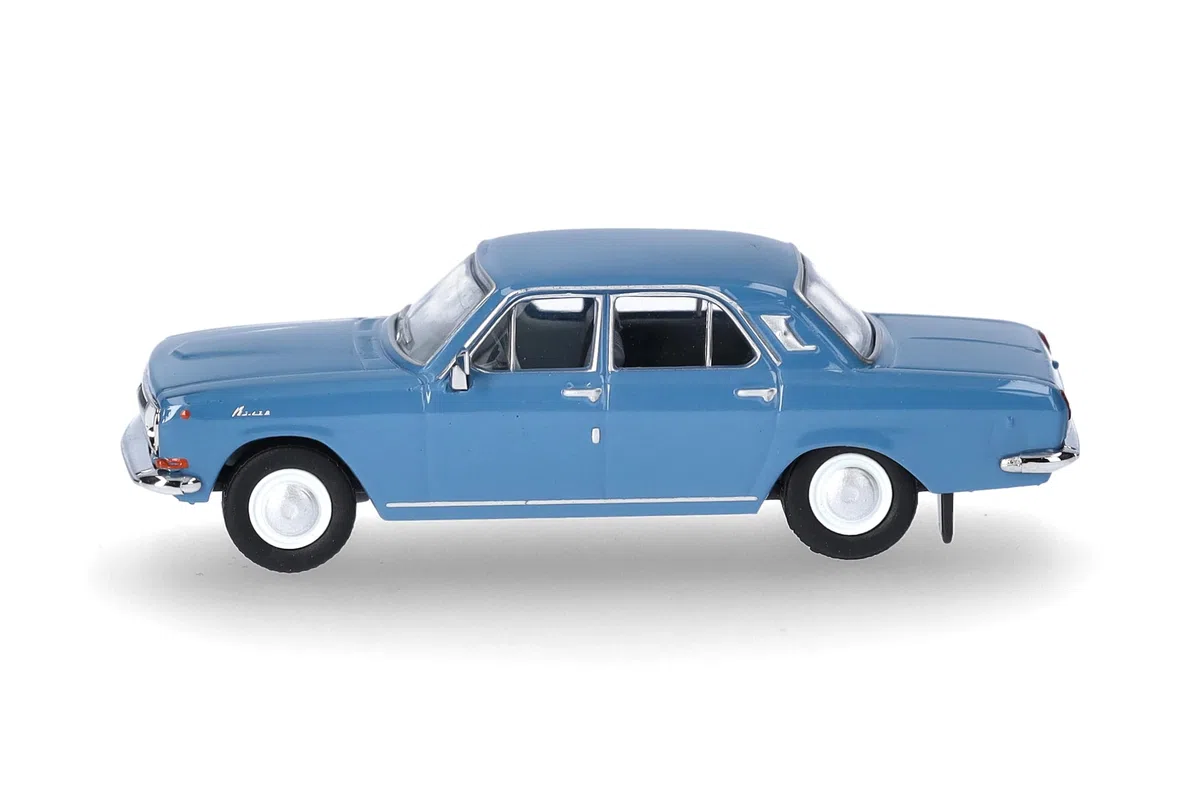 Herpa Modellauto Wolga M 24, Miniatur im Maßstab 1:87, Sammlerstück, Made in Germany, Modell aus Kunststoff