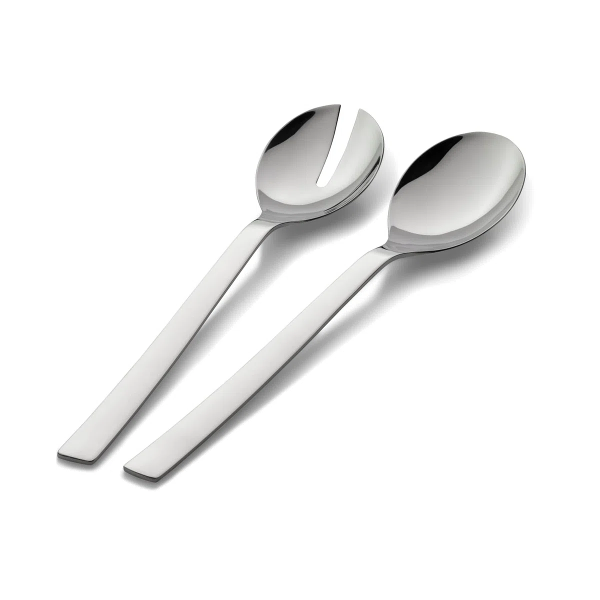 WMF Nuova Salatbesteck 30 cm, groß, Salatgabel und Servierlöffel, Cromargan Edelstahl poliert, spülmaschinengeeignet