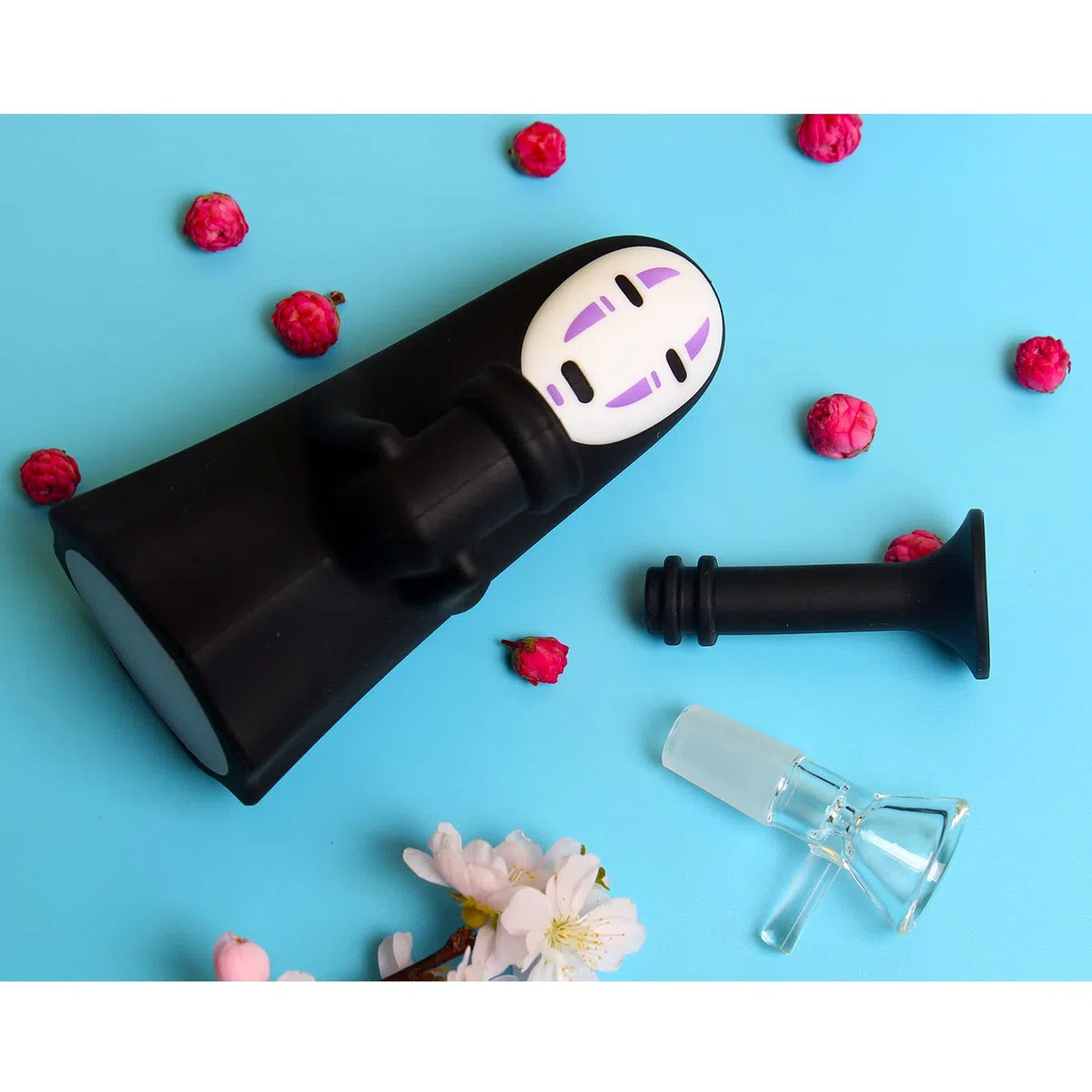 Silikon-Mini-Bong-Wasserbong aus Kunststoff, mit Räucherbong-Perkolator, 14,5 mm Silikon-Wasserpfeife, Bong-Schale, 16 cm Wasserbong mit weichen, sicheren, abnehmbaren Wasserpfeifen, gesichtslosen