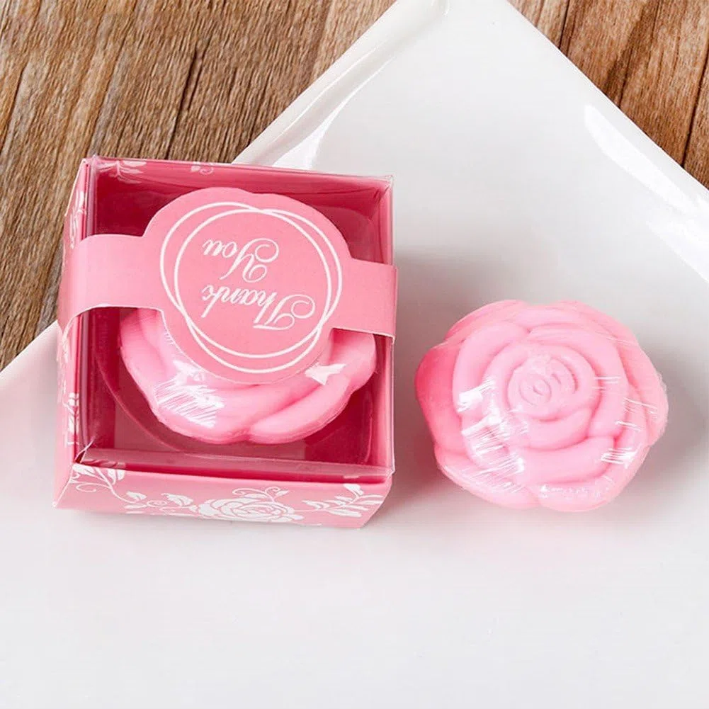 5 Stück Rosen-seifengeschenke, Mini-seifen, Handgefertigte Duftseife, Brautparty-Geschenke, Hochzeitsgeschenke Für Gäste, Babyparty-Dekorationen, Brautparty-Geschenke