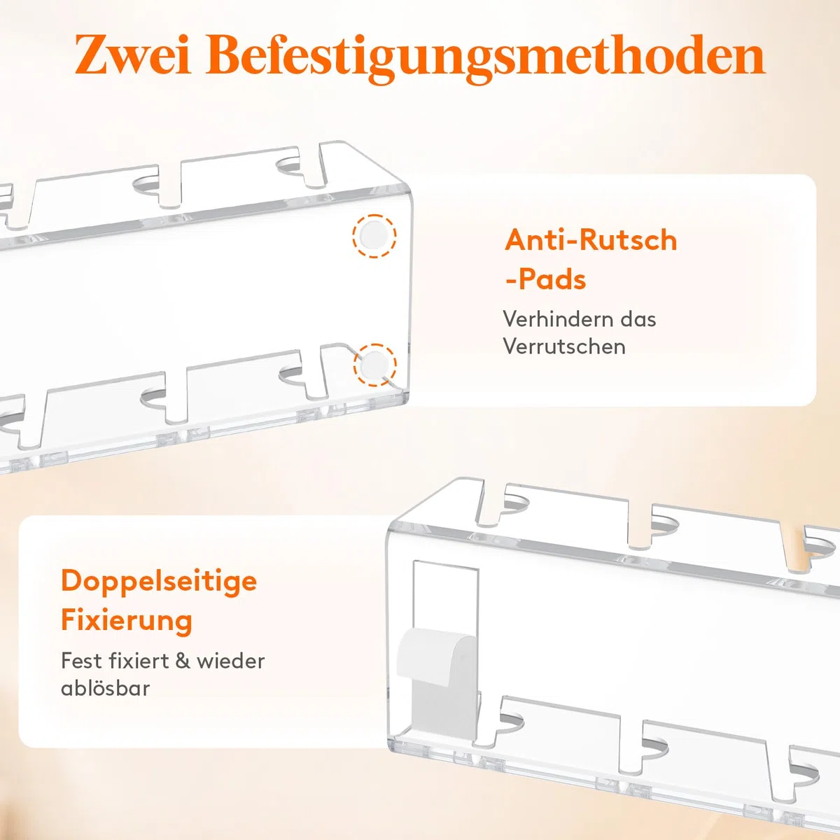 Lifewit Cap Halter, 3 Stück Kunststoff Kappen Organizer, Cap Aufbewahrung Fasst 21 Hüte, Desktop Cap Halterung, Kappenhalter für Schlafzimmer, Kleiderschränke, Kommoden und Wände, Transparente