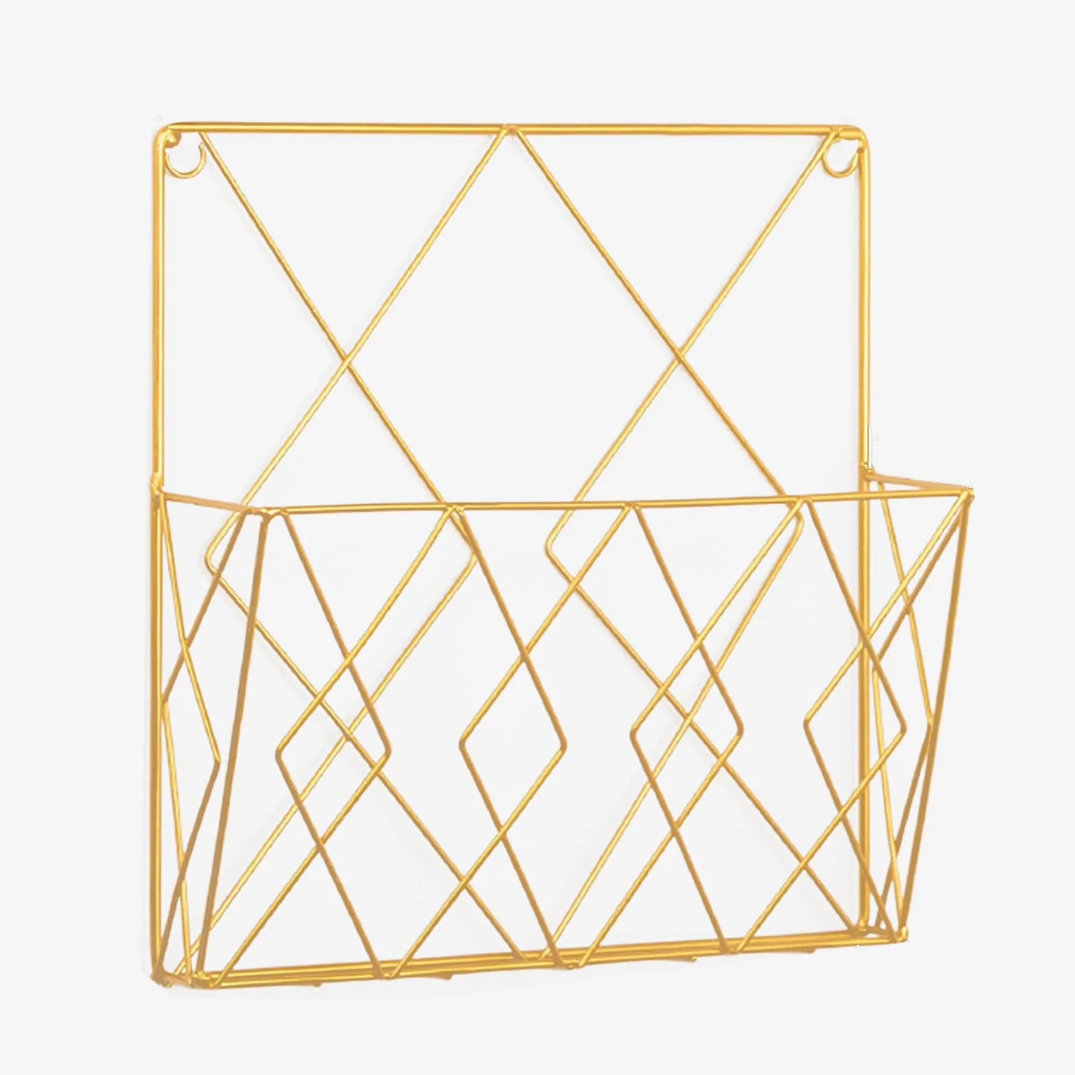 Wandregal, Bücherregal, Wandmontierte Zeitschriftensammler, Zeitschriftensammler Wand Metall, Zeitungshalter, Zeitungshalter Wandkorb Eisenrega Zeitschriftenhalter Wan Für Büro Wohnzimmer (Gold)
