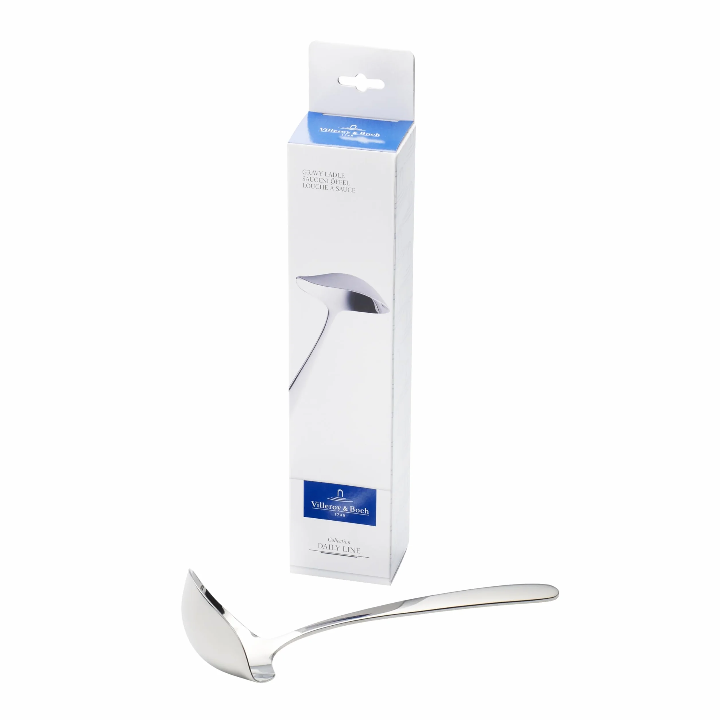 Villeroy & Boch – Daily Line Soßenlöffel, Spülmaschinenfest, Rostfrei, Soßenkelle, Soßenschöpfer, kleine Suppenkelle, kleine Kelle, Schöpflöffel, Edelstahl