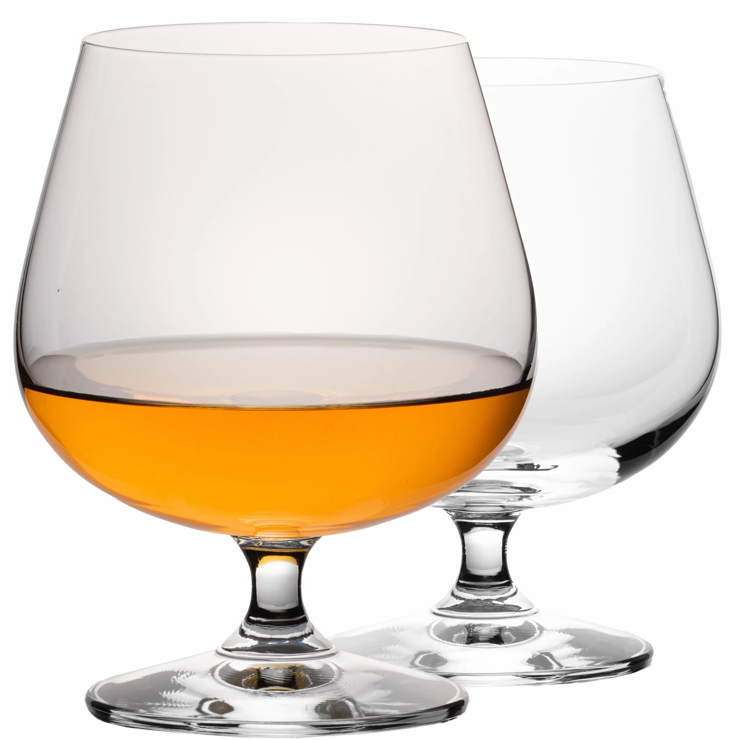 Cognacgläser 480ml 2er Set Cognac Schwenker aus Crystalline Glas bauchige Weinbrandschwenker spülmaschinenfest