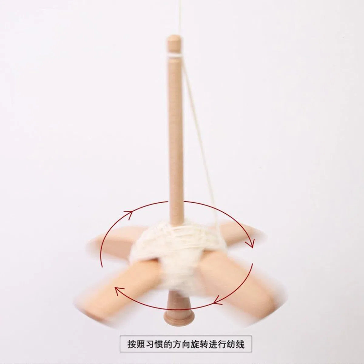 Türkische Tropfenspindel, Holzwirbel, Garnspindel abnehmbar, Kreuzspindel, Handspinning, Wollstarter, Spinnwerkzeug für Anfänger, Pflanzenfaser-Spinnings