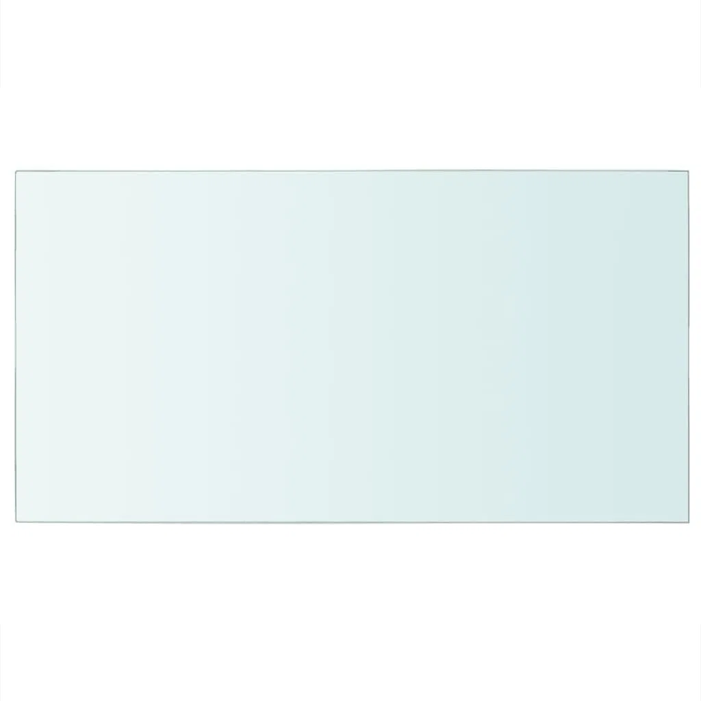 Myheimly Glasboden Glasscheibe Glasplatte für Glasregal Transparent 40 x 25 cm