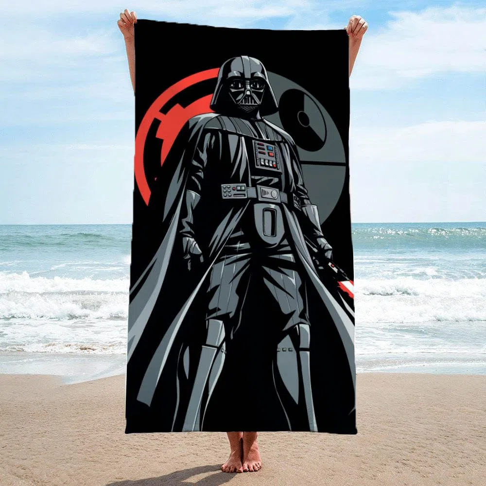Jay Franco Star Wars Handtuch mit Darth Vader - Für Bad, Strand & Pool - 71 cm x 147 cm