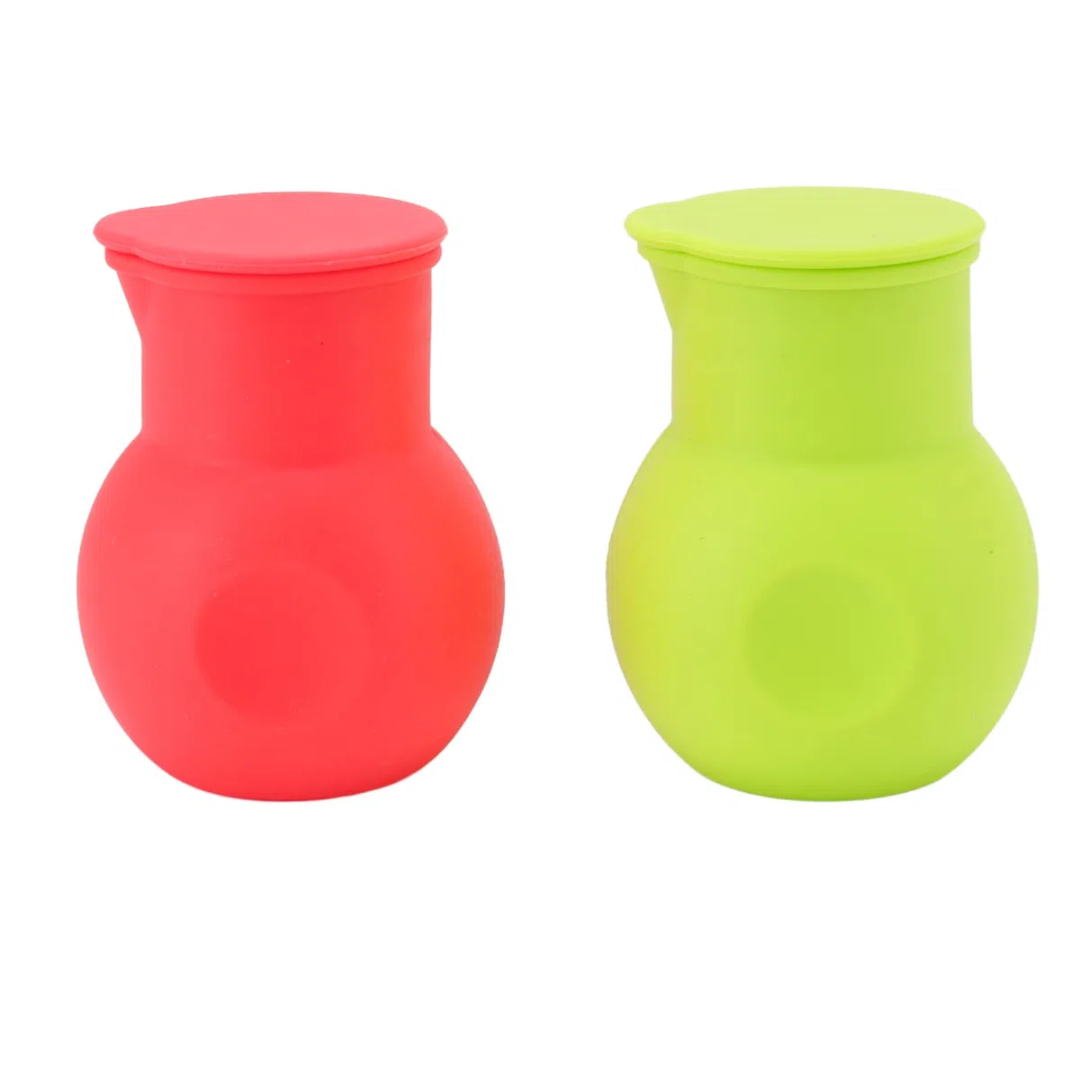 2 Stück Silikon-Schokoladen-Heiztopf, Roter und Grüner Schokoladen-Schmelztopf, Teiler, Schokoladen-Schmelztopf