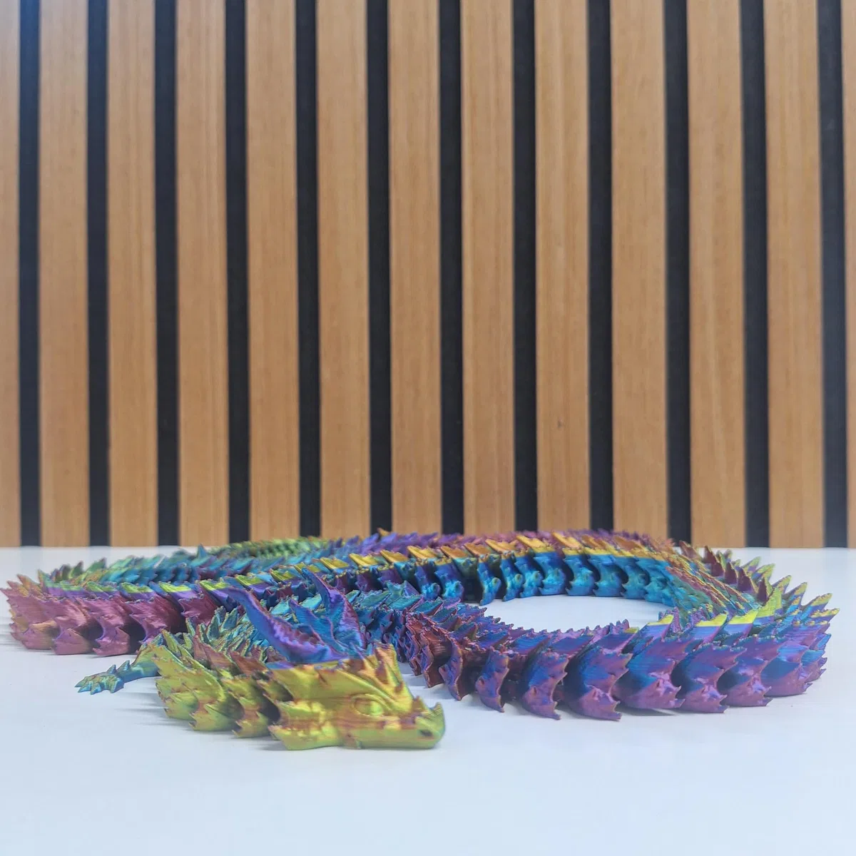 Generisch 3D Gedruckter Drache 126 cm – Bewegliche Drachen Figur – Fantasy Deko & Sammlerstück – Articulated Dragon