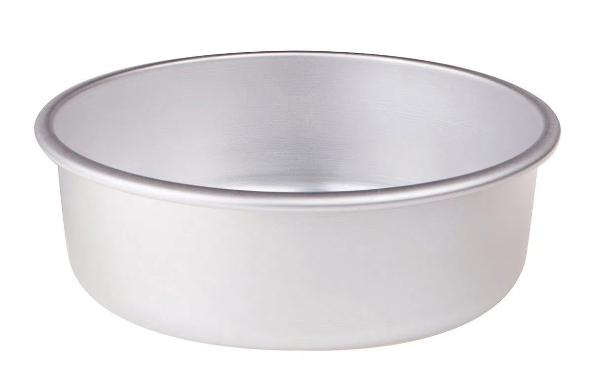 Pentole Agnelli FAMA43 / 826 Konische Kuchenform mit Rand, Aluminium, 26 x 26 x 8 cm