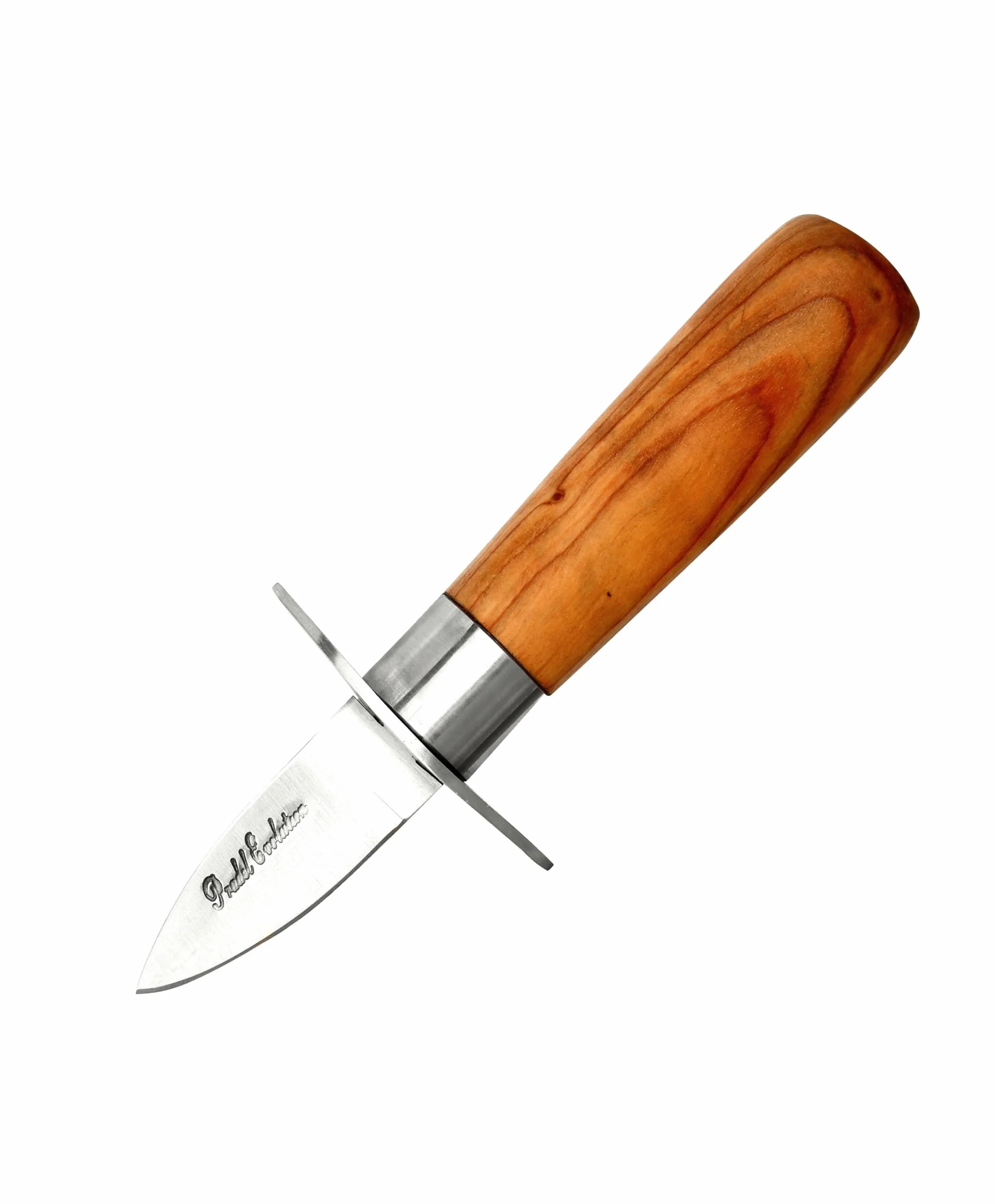 Couteau à Huître SAFETY PRO 13.5 cm - Lancette à Huitre Teck avec Garde