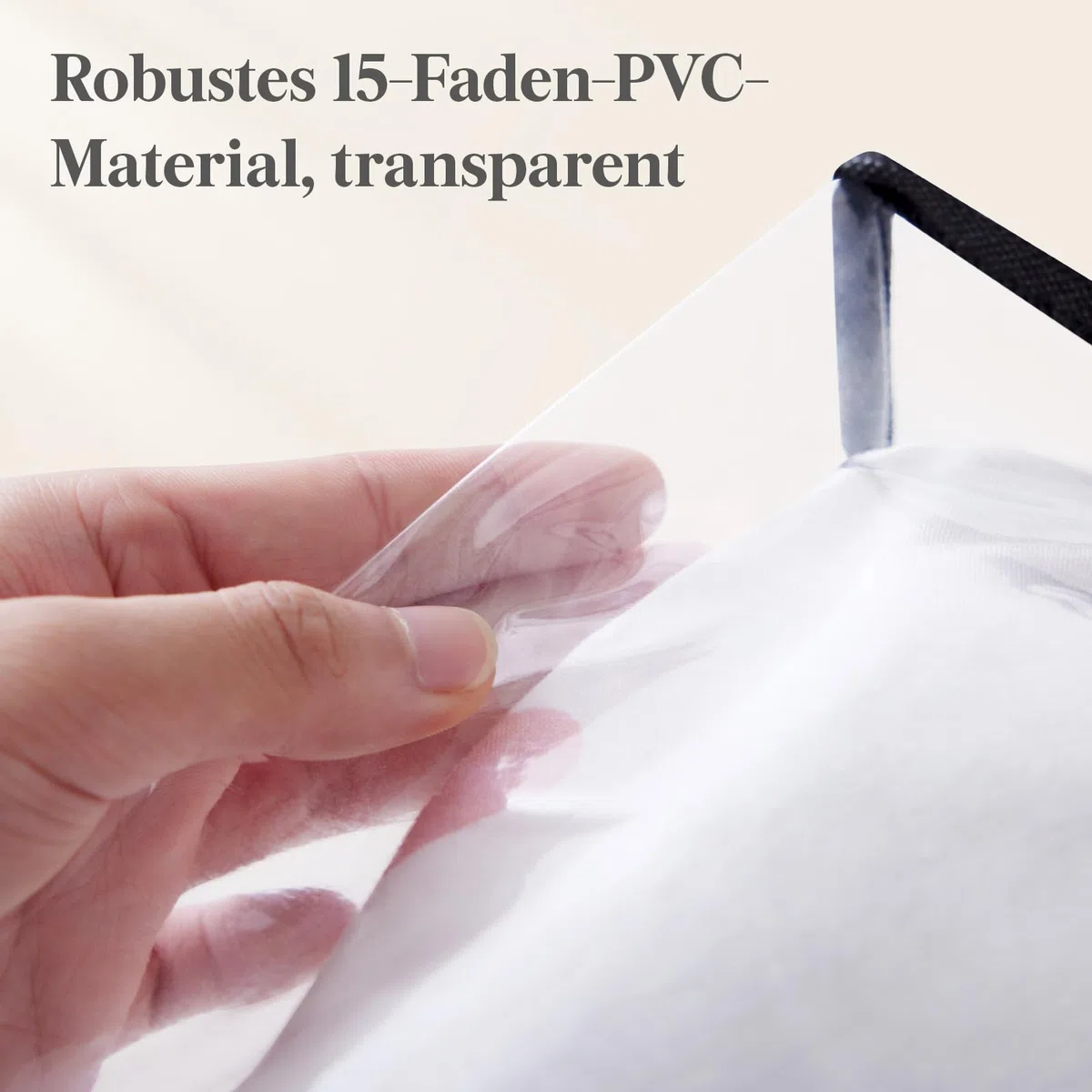 Lifewit 3 Stück Transparente Plastik Aufbewahrungstasche, 40L Kleiderschrank Organizer Aufbewahrungsbox mit Deckel Kleideraufbewahrung Umzugskartons mit Verstärkter Griff für Bettdecken, Kleidung
