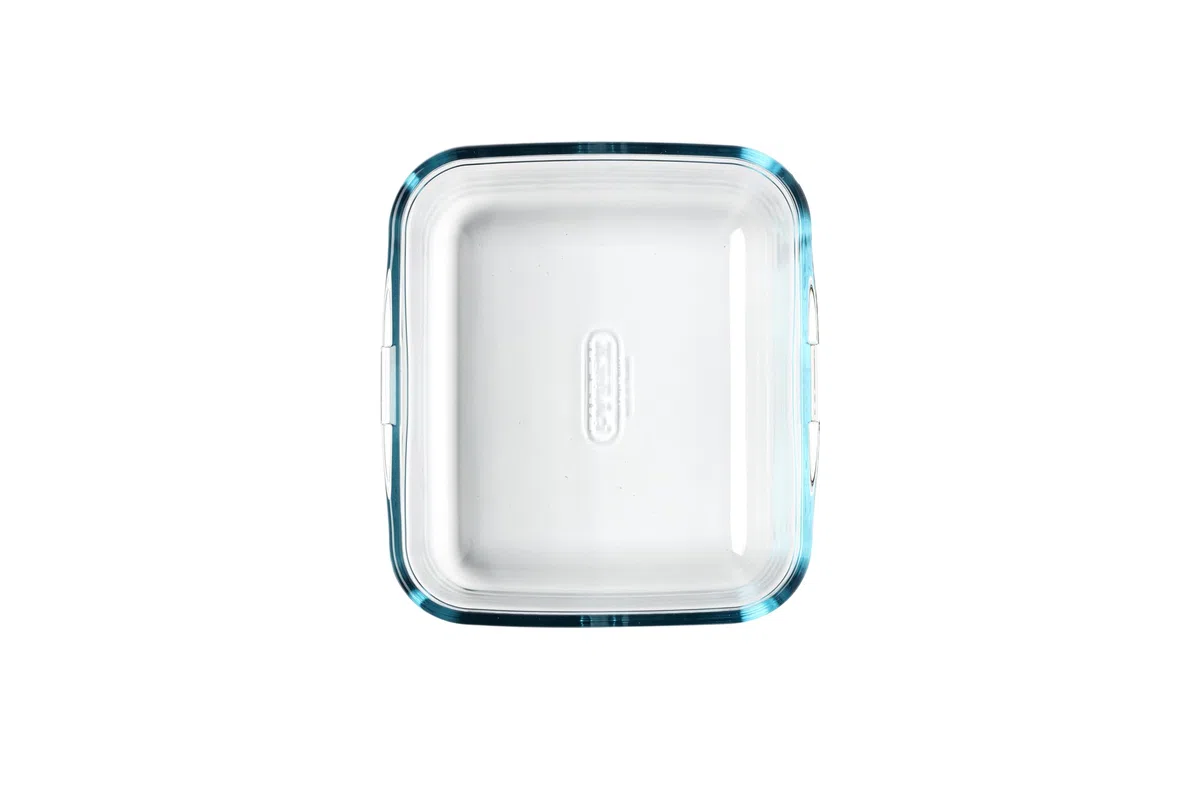 PYREX Auflaufform für Airfryer, Borosilikatglas, 2 L, mit Edelstahl-Griff