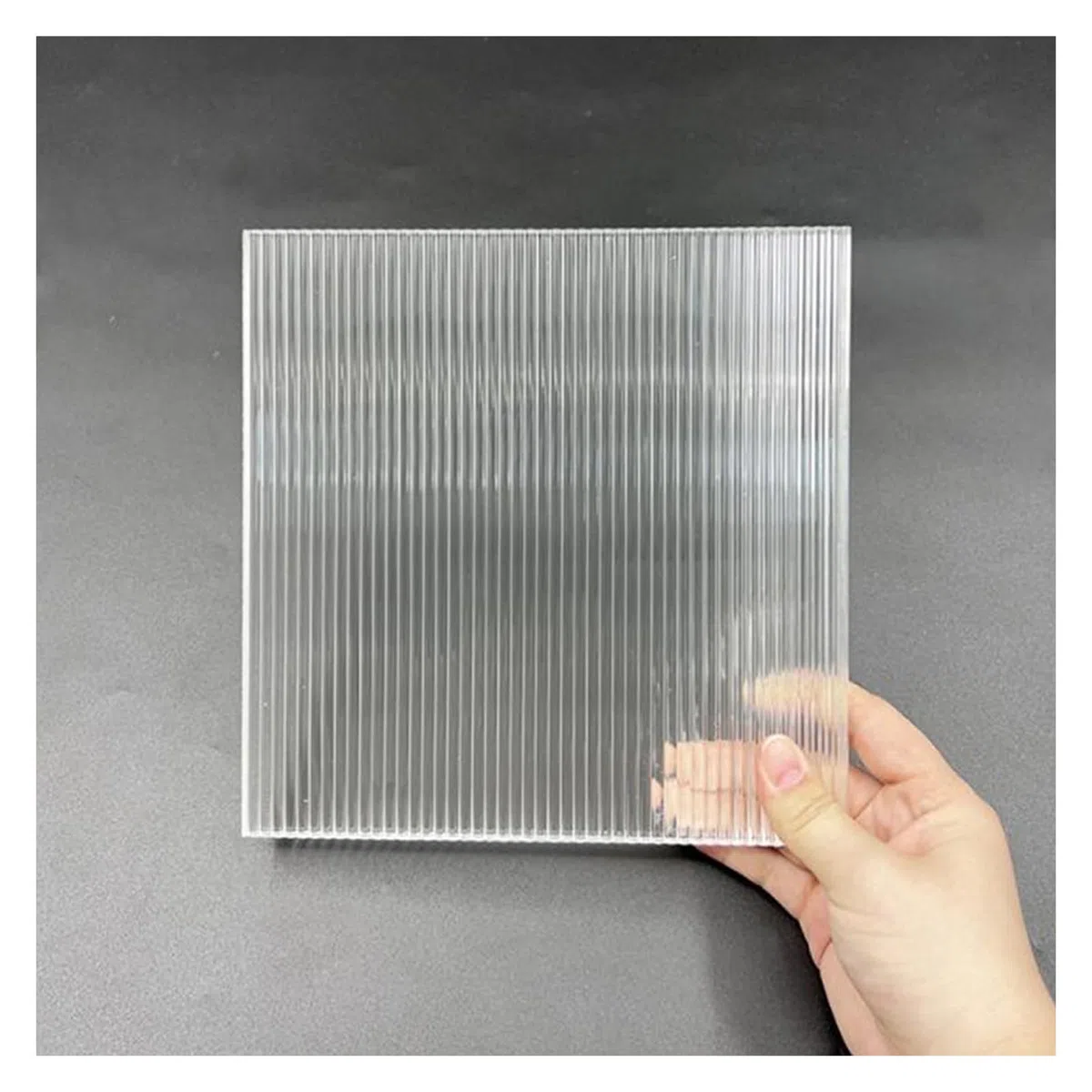 Acryl Dicke Streifenplatte Klare Acrylplatte Streifen Abstand 4mm Texturplatten Für Die Verarbeitung Von Bildschirmtrennwänden Dicke 3mm,200x300mm