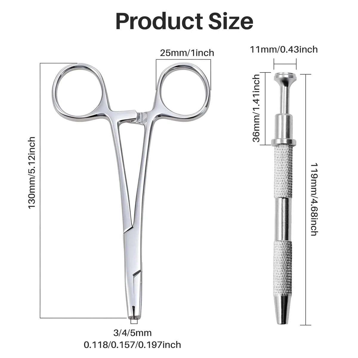 Piercing Zange, 3 mm Piercing Kugel Aufdreher Mit 1 Greifer Perforierwerkzeuge,Piercingzange Für Kugel Zum Drehen Piecing Öffner Piecing Werkzeug Klemme Für Kugeln Und Körperteile