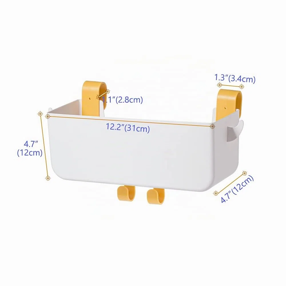 poeland Nachttisch-Caddy, Etagenbett Organizer Regal Etagenbett Lagerung Caddy Halter für Fernbedienung Telefon Gläser Flasche im Schlafsaal Bett Zimmer Bad Camper Loft Bett