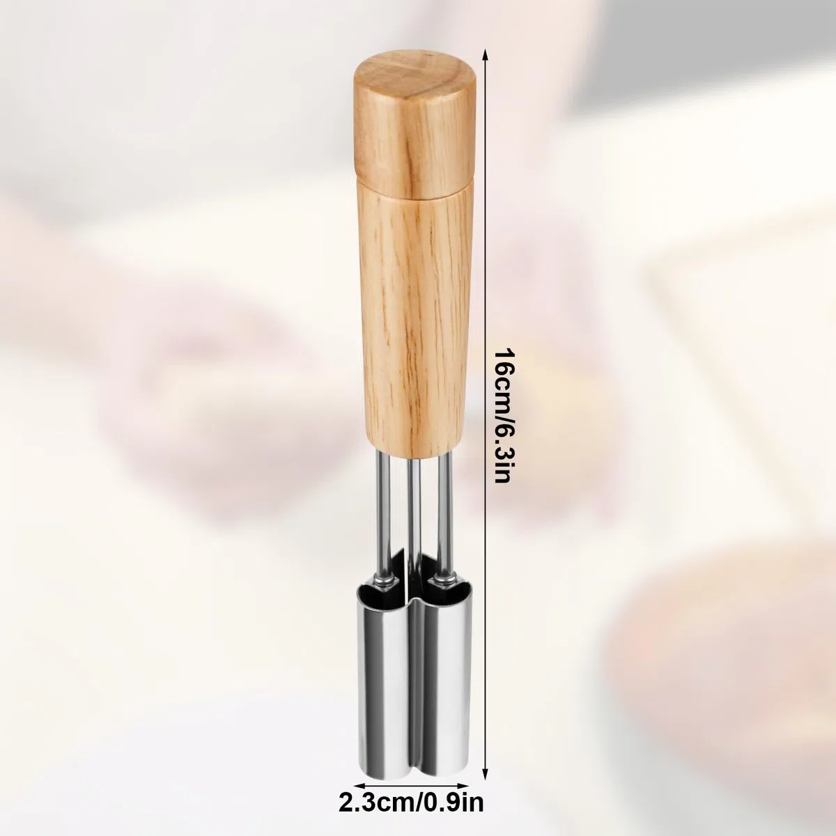 Cupcake-Ausstecher, Cupcake-Lochschneider Füllen wiederverwendbar Cupcake-Lochstanzer Cupcake-Loch-Werkzeug Cupcake-Loch-Werkzeug Gebäck-Ausstecher Backen Füllen Dekorieren (Herzform)