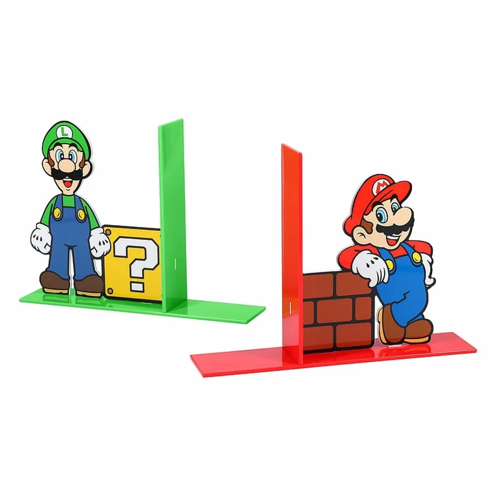 Paladone Products Super Mario Buchstützen Mario und Luigi