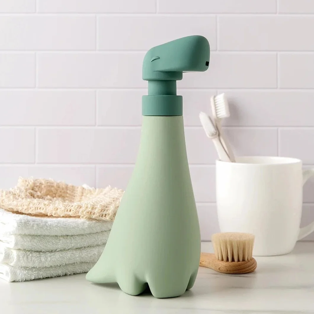 OTOTO Neuer Soapasaurous Dino Handseifenspender - Niedliches Badezimmerzubehör, Flüssigspülmittelspender, Dinosaurier, Niedliches Küchenzubehör, Geschenke für Kinder