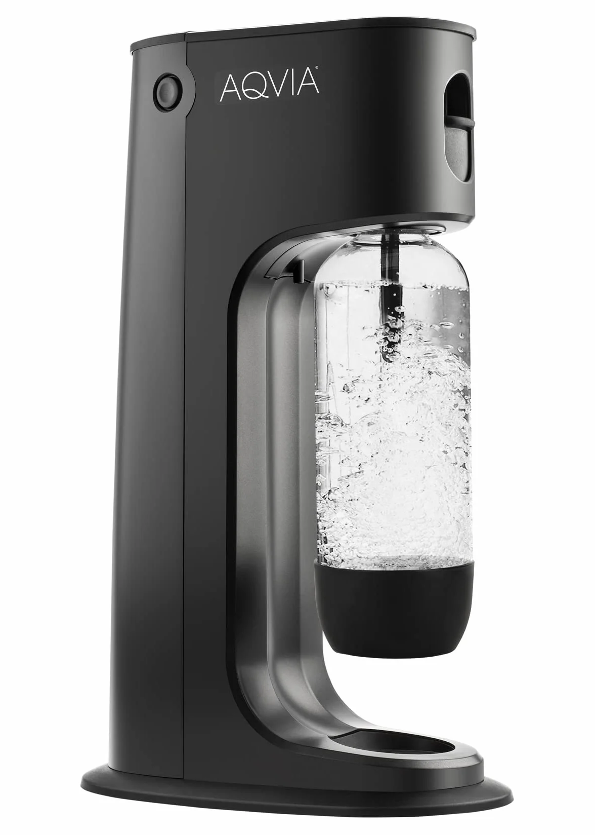 Aqvia Balance Wassersprudler inkl. BPA freier Flasche (Schwarz)