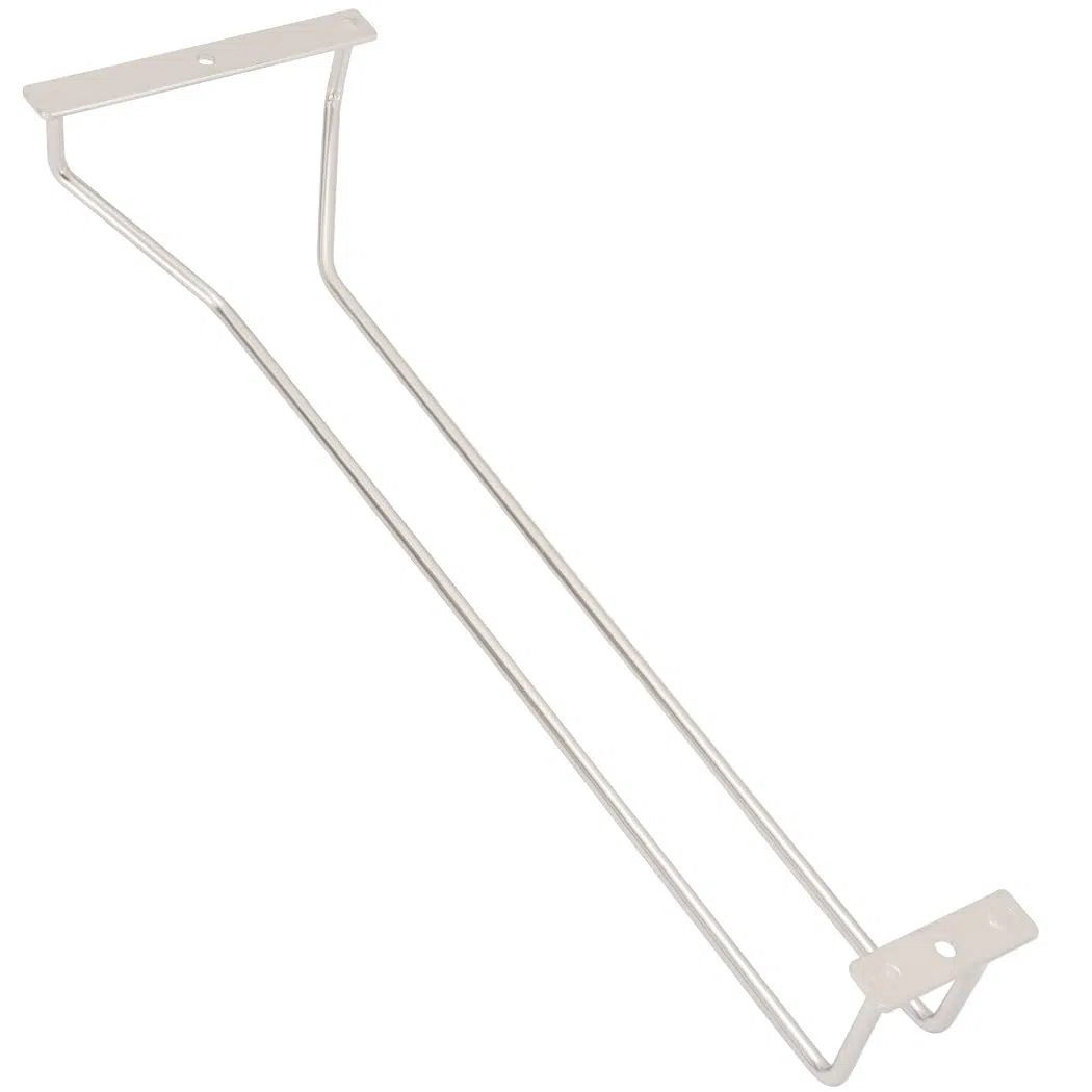 Stielglas-Regale, 2 Stück, 35,5 cm, Edelstahl, Weinglas-Regale, Unterschrank, Weinglashalter, Stielgläser, Draht-Weinglas-Aufhänger