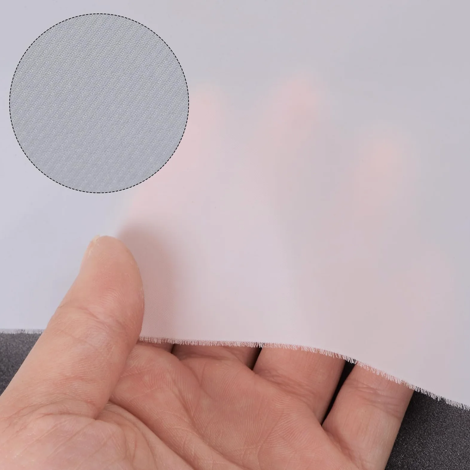 sourcing map 20 Mikron (500 Mesh) 1m x 1m Nylon Mesh Filter Gewebte Netzfiltertuch für Farbe, Hausbrauen, Malen