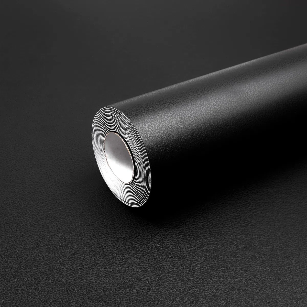 Kunstleder Selbstklebend Meterware Schwarz Reparaturset 44x300cm - Selbstklebendes Leder Reparatur Set Autositz - Lederflicken Selbstklebend für Sofa - Leather Adhesive Covers Reparaturset